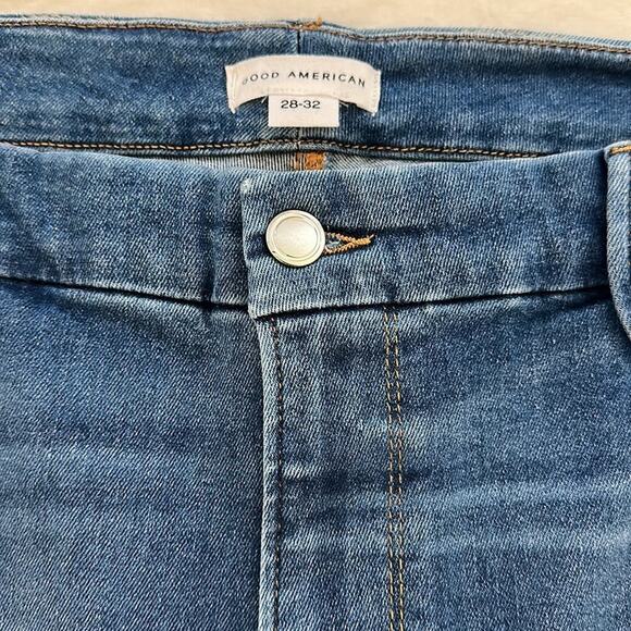 Good American Always Fits Good Legs Stretch Skinny Cropped Jeans Sz 28-32 - Picture 8 of 15